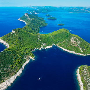 Elafiti eilanden Kroatie